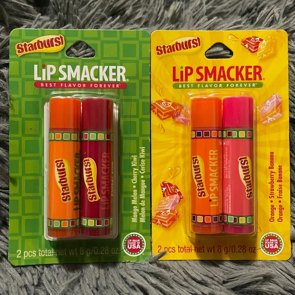 🥭🍓 Starburst Flavored Lip Smacker 🍓🥭